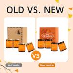 Fall Candles Set | 4 Pack Candles for Home Scented Natural Soy Wax, Autumn Gifts Set for Women Men, Fall Fragrance of Hellofall, Spice Pumpkin, Apple Cider, Hot Cocoa