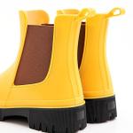 Fubotao Women’s Short Rain Boots Waterproof Chelsea Rain Boots For Ladies