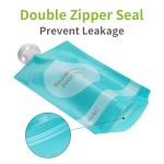 Kirecoo Reusable Baby Food Pouches - 12PCS 7oz Refillable Baby Food Storage Pouches, Squeeze Homemade Organic Applesauce Yogurt Smoothie Puree Storage for Kids Toddlers, Washable Freezer Safe