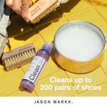 Jason Markk Deep Cleaning Solution, Shoe Cleaner, Cleans & Conditions, Sneaker Care, Ideal for Footwear, Safe for Leather, Suede, Nubuck, Cotton, Knits, 8oz