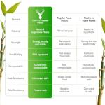 EVERMADEGREEN Heavy Duty Disposable Paper Plates 8.5 inch - Set of 125 | Compostable | Made from Sugarcane Bagasse | Biodegradable Dinner Plates | Rustic Dinnerware for Christmas, Wedding, Party