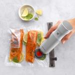 ZWILLING Fresh & Save 30-Piece Small Vacuum Sealer Bags, 1/2 Gallon Reusable Snack Bags, Meal Prep