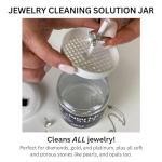 GemOro Sparkle Safe Jewelry Cleaner | for Fine & Fashion Jewelry | Professional Performance Cleans Rings Watches Glasses Earrings