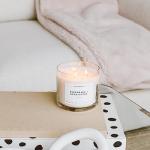 Calyan Wax Co. Seaside & Citrus 3 Wick Scented Candle - 43 Hour Burn - Luxury 3 Wick Soy Candles - Non Toxic Soy Wax Candles - Long Lasting Large Glass Jar Candle for Home - 14.9oz