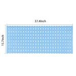 BEMISO Shower Mat Non Slip Bathtub Mat with Suction Cups and Drain Holes 37.4 x15.7 Inch Bath Mat for Tub & Shower.Easy Dry,Easy to Cut,Eco-Friendly