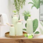 UMETASS 6.7oz Travel Shampoo Bottle with Flip Cap, Refillable Plastic Pump Bottles Dispenser for Soap, Shampoo, Lotions, Liquid Body Wash, Creams and Massage Oil (2Pack, 6.7oz/200ml)