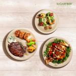 125 Eco-Friendly 7" Compostable Sugarcane Plates