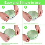 ONEGOL Silicone Stretch Lids for Food Storage in Fridge, 12 Pack Silicone Lids, Reusable Food Grade Silicone Bowl Covers for Cups, Bowls and Dish, 6 Sizes Round and Rectangle Shape