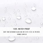 Manfei Kawaii Ghost Cat Bathroom Curtains for Kids European Vintage Floral Bathtub Bubble Shower Curtains,Halloween Ghost Natural Flowers Bath Curtains with 12 Hooks,Waterproof,72" W x 78" L