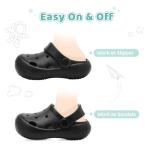 Toddler Clogs Classic Boys Girls Water Shoes Kids Slip On Sandals Children Summer Slippers Garden Beach Pool Shower Slides Black