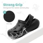 Toddler Clogs Classic Boys Girls Water Shoes Kids Slip On Sandals Children Summer Slippers Garden Beach Pool Shower Slides Black