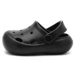 Toddler Clogs Classic Boys Girls Water Shoes Kids Slip On Sandals Children Summer Slippers Garden Beach Pool Shower Slides Black