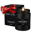 Eco-Friendly Smoke & Vanilla Scented Candle