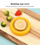 Set of 4 Reusable Fresh Pods – Anti-Oxidation Silicone Food Savers for Avocado, Onion, Tomato, Lemon & Garlic | BPA-Free Airtight Vegetable & Fruit Storage Containers for Fridge