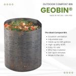 Expandable Eco-Friendly Compost Bin - 246 Gallons