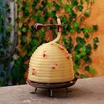 Candle by the Hour 120-Hour Beehive Candle, Eco-friendly Natural Beeswax with Cotton Wick