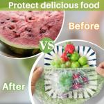 MAQIHAN 60Pcs Bowl Covers Reusable - Plastic Bowl Cover Elastic Fresh Keeping Bags Wrap Reusable Plastic Stretch Elastic Food Storage Covers Sourdough Baking Bread Proofing Rising（3 Sizes）