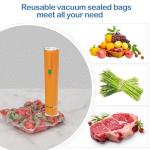 40PCS Vacuum Sealer Bags for Food with Air Valve, Reusable Sous Vide Bags (20 large+20 small)
