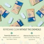 12 Pack Natural Bathroom Cleaner - Bath Shower Bathtub Tub Toilet Tile Cleaning Tablets Refill - Eco-Friendly Product & Cleaning Supplies - 1 Tablet = 17oz Spray (204oz Total) - Ocean Breeze