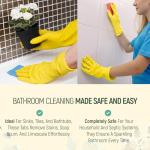 12 Pack Natural Bathroom Cleaner - Bath Shower Bathtub Tub Toilet Tile Cleaning Tablets Refill - Eco-Friendly Product & Cleaning Supplies - 1 Tablet = 17oz Spray (204oz Total) - Ocean Breeze