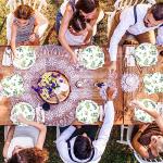 50PCS Eucalyptus Paper Napkins Sage Green Birthday Party Decoration Greenery Disposable Dessert Napkins Eucalyptus Leaf Theme for Spring Summer Wedding Bridal Shower Dinners Supplies