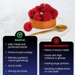 Eco-Friendly Uncoated White Paper Plates - 100 Pack