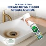 Seventh Generation Ultra Deep Probiotic Multi Surface Cleaner, 9.4 Fl Oz, Fresh Breeze, 80% USDA Biobased All Purpose Cleaning Spray, Breaks Down Tough Grease & Grime, Safe for Kids & Pets