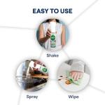 Seventh Generation Ultra Deep Probiotic Multi Surface Cleaner, 9.4 Fl Oz, Fresh Breeze, 80% USDA Biobased All Purpose Cleaning Spray, Breaks Down Tough Grease & Grime, Safe for Kids & Pets