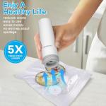 Handheld Vacuum Sealer for Food Powerful Vacuum Sealer Machine,Seal Meal Saver,Portable Food Sealer (Vacuum Sealer Machine + 30 Reusable Vacuum Bags）