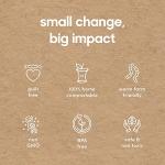 Compostic Home Compostable Resealable Gallon Bags (10.5"x10.5"), Microwave & Freezer Safe, Organic Food Storage Container, 60 Count