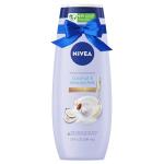 NIVEA Pampering Coconut and Almond Milk Body Wash with Nourishing Serum, Moisturizing Body Wash for Women, Enriched with Provitamin B5 and Vitamin E, 20 Fl Oz Bottle