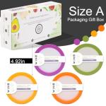 Winb Avocado Saver & Onion Storage Set of 4 Reusable Fruit and Veggie Savers - Ideal for Avocados, Tomatoes, Apples, Garlic, Onions, and More