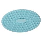 DNC Exfoliating Silicone Body Scrubber Shower Bath Body Brush loofah Easy to Clean, Lathers Well, Eco Friendly, Long Lasting (Blue