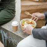 Disposable Silverware Bulk Heavy-Duty 150 Pcs, Compostable Forks, Spoons and Knives, Disposable Cutlery Set, Biodegradable Eating Utensils for Party, Wedding, Camping, Office Event (Light Brown)