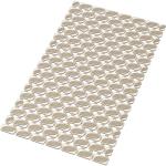 Elisstaence Shower Mat Non Slip Bathtub Mat, 27 x 16 Inch Eco-Friendly Soft Bath Mat for Tub Non Slip Shower Mats for Inside Shower with Suction Cups and Drain Holes, Easy to Clean Quick-Drying, Brown