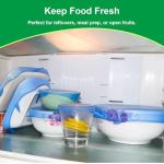 Silicone Stretch Lids – 12 Pack Reusable Food Covers,Flexible Silicone for Bowls, Containers, Fruits – Airtight & Leakproof Seal for Kitchen Storage (Blue)