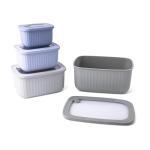 Core Kitchen Nested Wheat Fiber Food Storage Set – 8-Piece BPA-Free Containers with Lids – Eco-Friendly, Stackable, Microwave & Freezer Safe