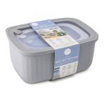 Core Kitchen Nested Wheat Fiber Food Storage Set – 8-Piece BPA-Free Containers with Lids – Eco-Friendly, Stackable, Microwave & Freezer Safe