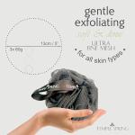 Temple Spring Recycled Luffa Sponges, Bathroom Shower Accessories, Loofa Bath Sponge, Exfoliating Body Scrubber Exfoliator Pouf, Shower Scrubber Puff, Poof, Loofah for Women, Loofah for Men -Sea Green