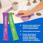 Bathroom Cleaner Refill Powder Concentrate 4 Pack for Tile, Bathtub, Shower, Toilets, Cruelty Free, Plant & Mineral Based, Eco-Friendly, Makes 24oz Each, Lavender & Citrus Scent