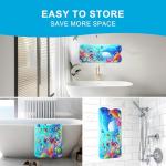 XIYUNTE Baby Bath Mat for Tub Non Slip Kids Bath Mat - 40''x16'' Extra Long Cartoon Bathtub Mat Non Slip Kids Shower Mat Eco-Friendly Toddler Bath Mats with Suction Cups, Machine Washable