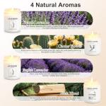 Lavender Scented Candles Gift Set - 4 Pack