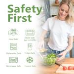 Reusable Silicone Stretch Lids for Food Storage – Elastic Bowl Covers Fit Round & Rectangle Containers, Jars, Cups – Heat-Resistant, Dishwasher Safe, Premium Kitchen Gadgets (7-Piece Set)