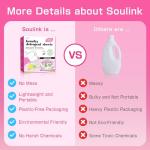 Soulink Magnolia Laundry Detergent Sheets 240 Loads - Eco-Friendly, Plant-Based, Hypoallergenic, No Plastic Jug
