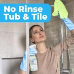 Mighty Mint Shower Cleaner, No-Rinse, No-Scrub, Daily Spray for Glass, Tile, Grout, Fresh Peppermint Scent, 16oz