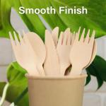 200-Piece Eco-Friendly Wooden Utensil Set