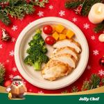 JOLLY CHEF Compostable Heavy Duty Plates 𝟭𝟬 𝗜𝗻𝗰𝗵 [𝟭𝟮𝟱 𝗣𝗮𝗰𝗸] Eco-Friendly Disposable Paper Plates Made of Bagasse Biodegradable Bulk for Party Dinner Sugarcane Fibers Round (Natural)