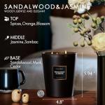 Eco-Friendly Large Soy Candle - Sandalwood Jasmine