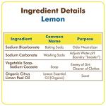 Meliora Cleaning Products Laundry Powder Detergent (128 HE Loads), Lemon