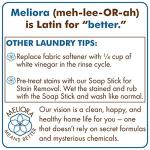 Meliora Cleaning Products Laundry Powder Detergent (128 HE Loads), Lemon